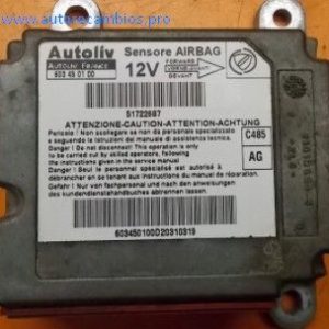 Centralita de airbag 51722687 Autoliv 603450100