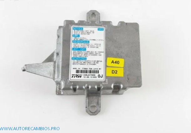 HONDA CR-V UNIDAD DE CONTROL/MÓDULO DEL AIRBAG 77960T0AL013M1 C06JC7H00 77960T0AL013M1