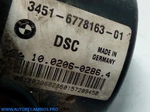 ABS BMW SERIE 1 3452677816401, 10096008343, 3451677816301