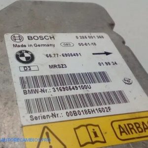 Airbag Centralita BMW E46 E53 3er X5 65776905491 6905491 0285001368