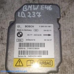 UNIDAD DE CONTROL DE AIRBAG BMW 3 (E46) 65776933236 0285001681