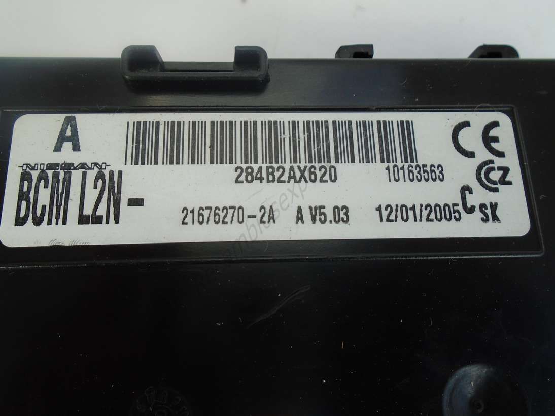 BCM CAJA FUSIBLES NISSAN MICRA 284B2AX620 216762702A 21676270 2A BCML2N - Imagen 2