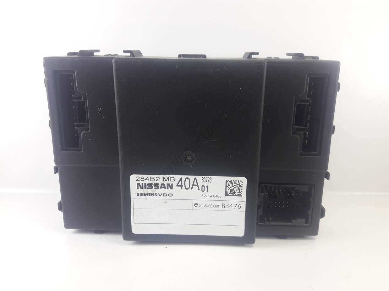 BCM caja de fusibles Nissan patrol king cab cabstar np300 284b2mb40a 284b2 mb 40a siemens vdo 5wk46486 5wk4