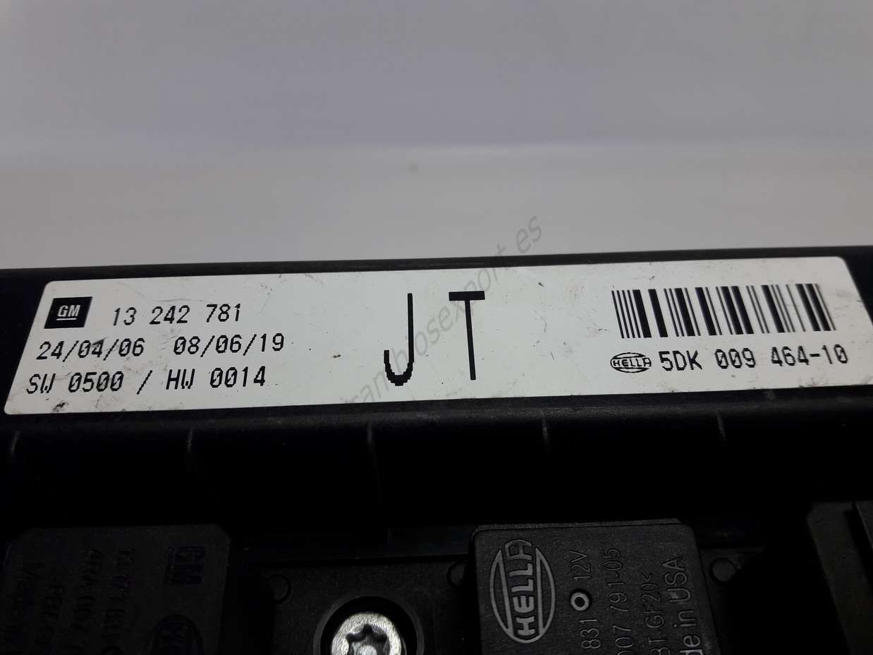 BSI Caja de fusibles OPEL ASTRA H 13242781 JT 13242781JT 5DK 009 464-10 5DK 009 464 10 5DK00946410 - Imagen 2
