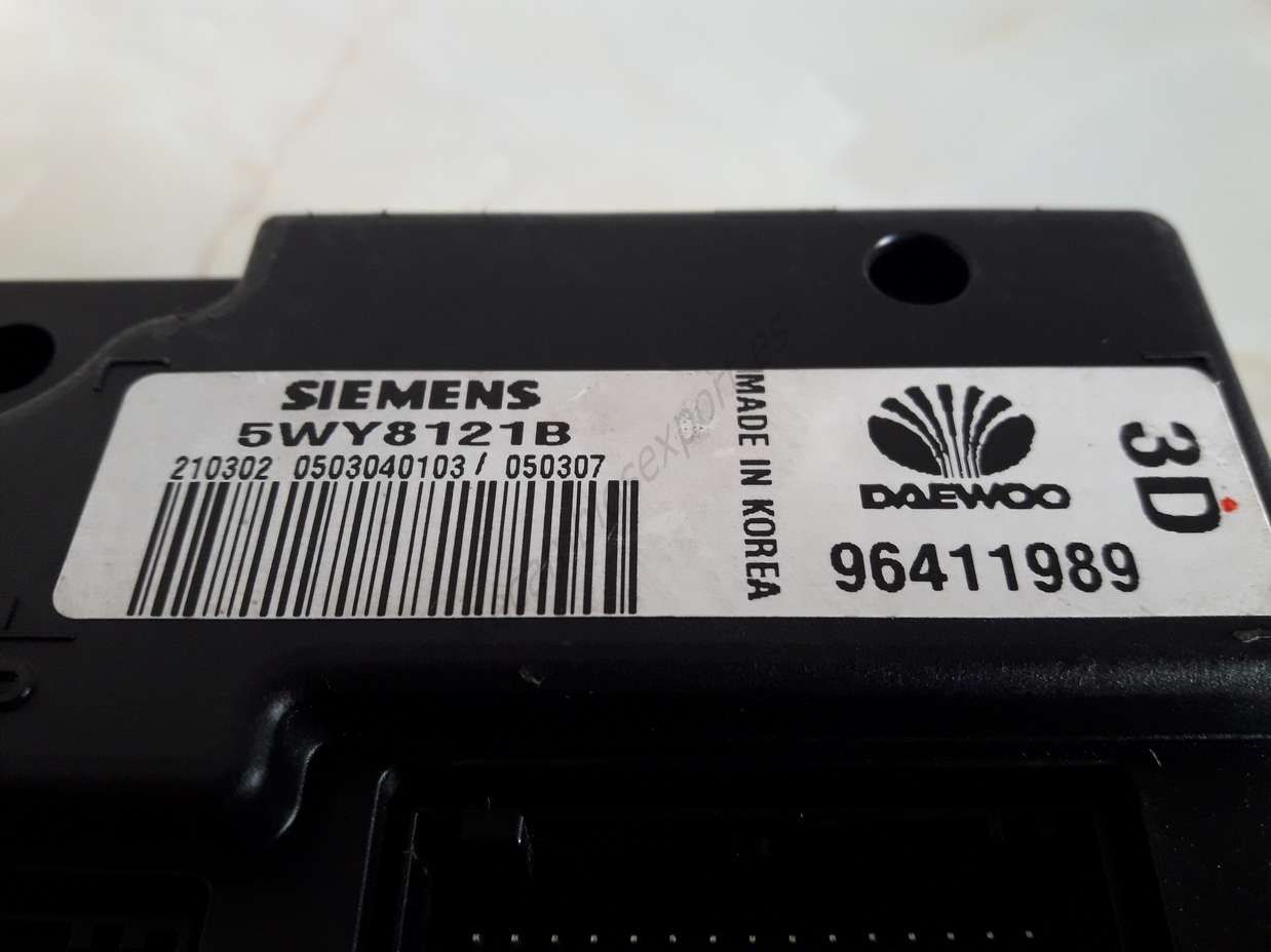 Bsi caja de fusibles chevrolet evanda daewoo 96411989 siemens 5wy8121b - Imagen 2