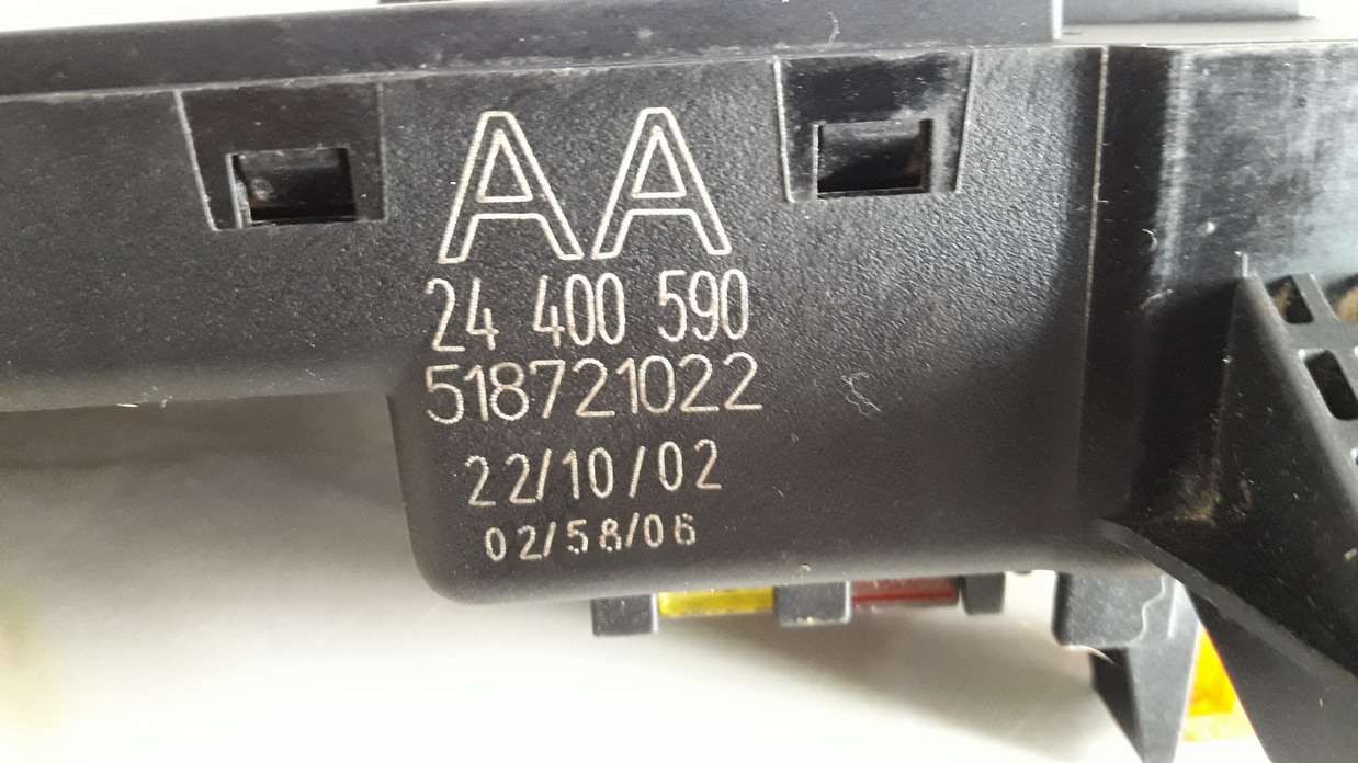 Caja Fusibles Opel Vectra C 24 400 590 24400590 24400590AA 518721022 - Imagen 3
