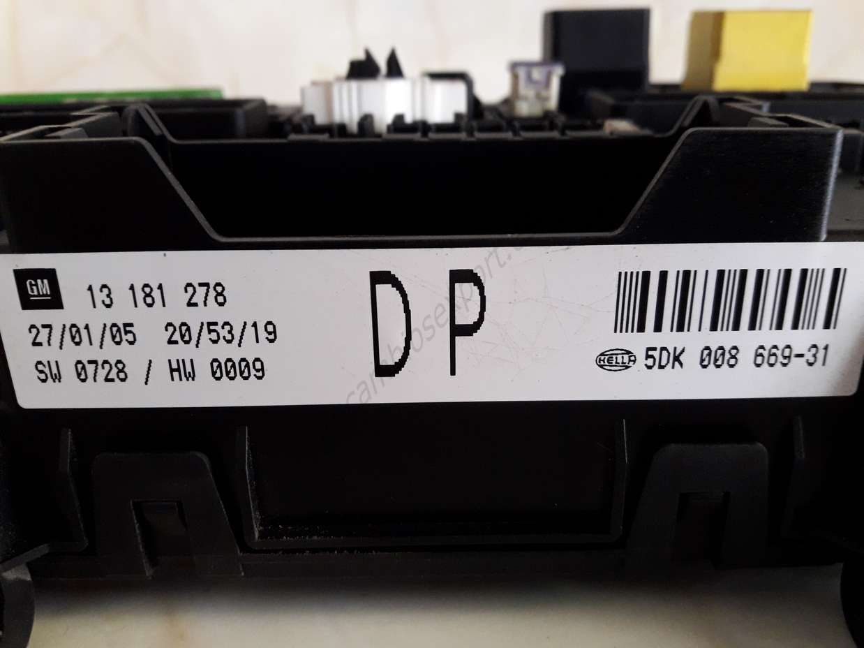 Caja de fusibles BSI Opel Astra 13181278DP 13 181 278 DP 5DK00866931 5DK008669-31 - Imagen 2