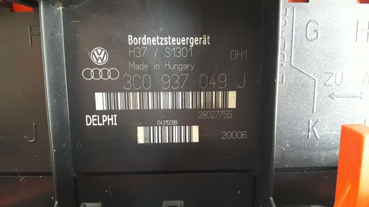 Caja de fusibles VW Audi Seat Skoda 3C0937049J 3C0 937 049 J - Imagen 2