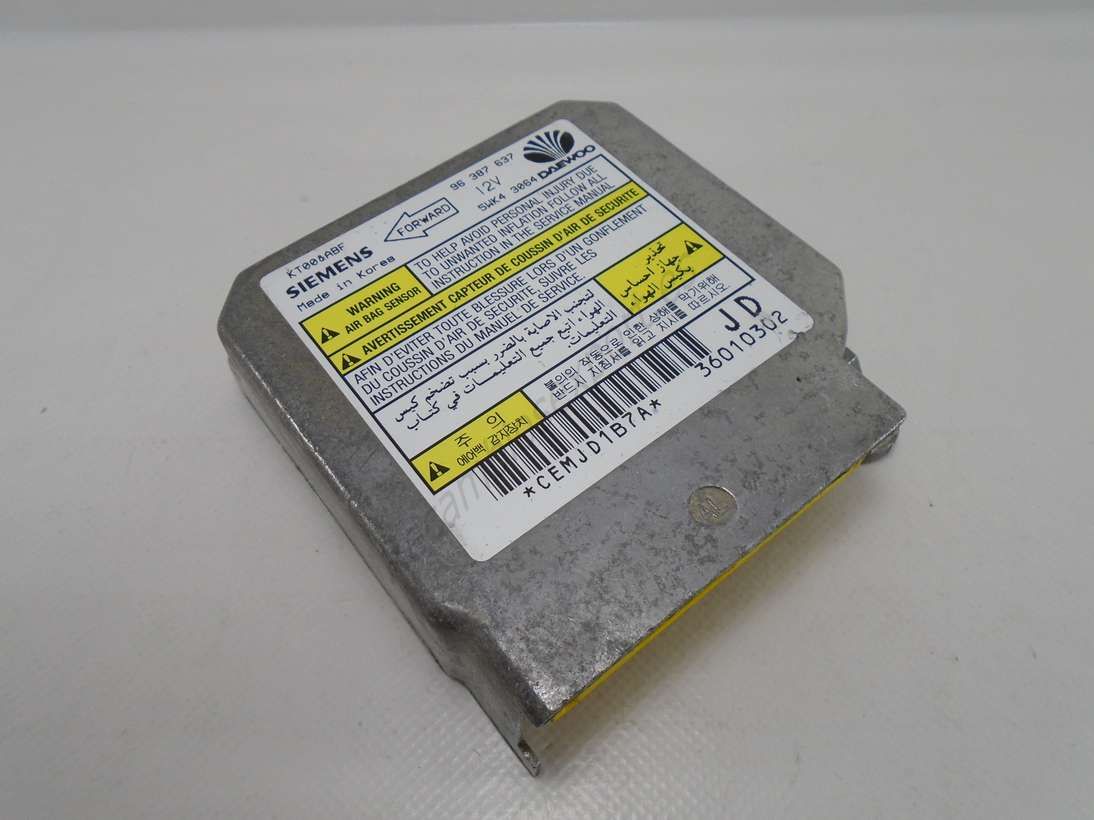 Centralita Airbag Daewoo Lanos 96387637 96 387 637 SIEMENS 5WK43064 5WK4 3064