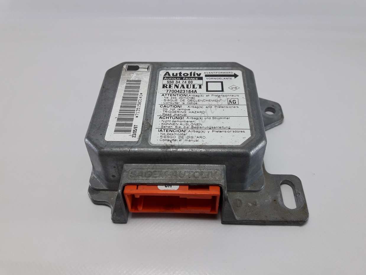 Centralita Airbag Renault Megane 7700423184A AG AUTOLIV 550347400 550 34 74 00