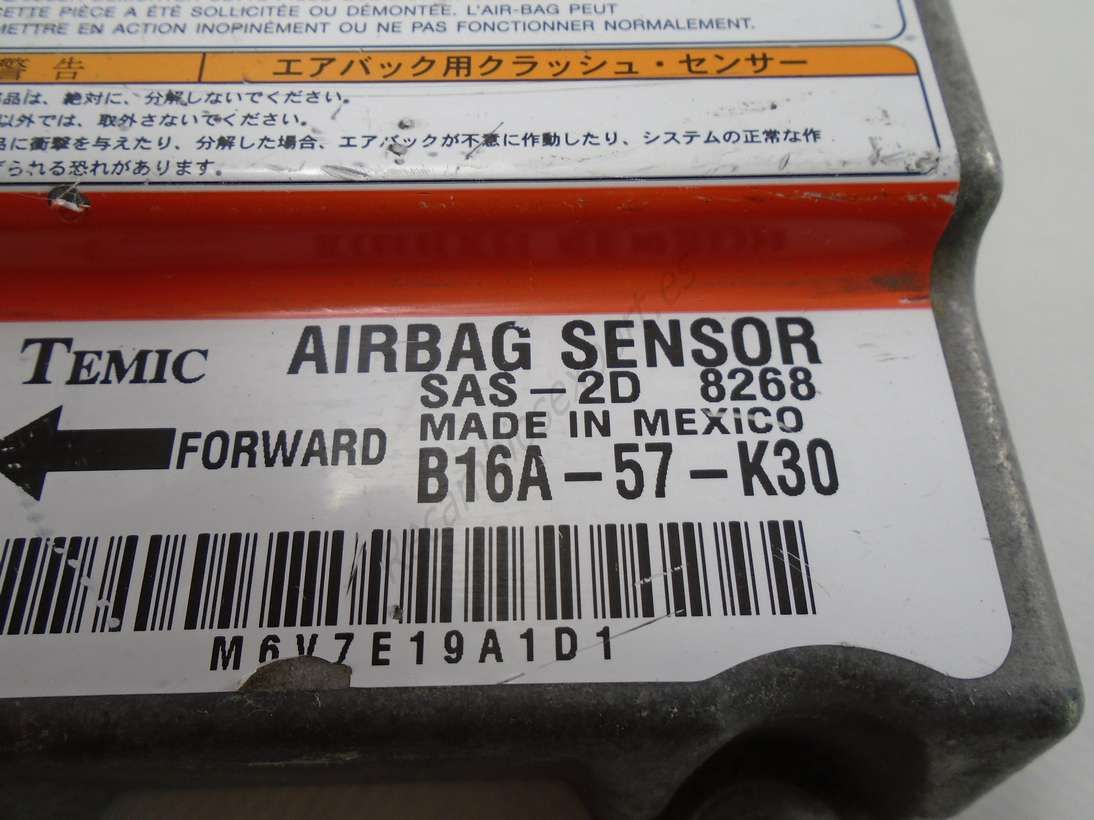 Centralita de airbag Mazda 323 Temic B16A57K30 B16A-57-K30 - Imagen 2