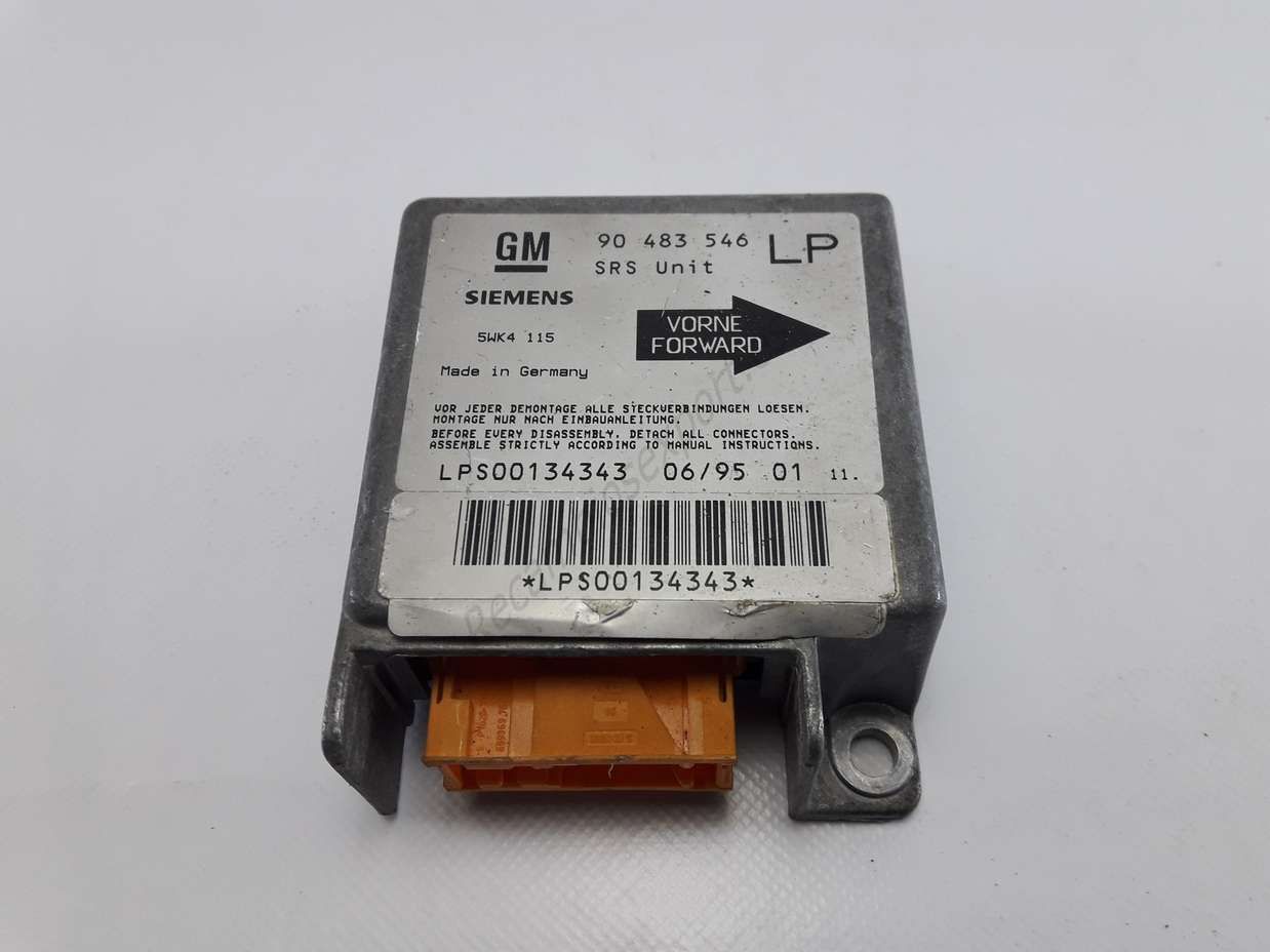 Centralita de airbag Opel Tigra 90483546LP 90 483 546 LP Siemens 5wk4115 5wk4 115
