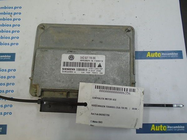 CENTRALITA MOTOR UCE VOLKSWAGEN TOUAREG 5WK22063