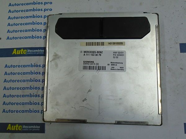 CENTRALITA MOTOR UCE MERCEDES CLASE CLK A1111533079 5WK90415 (03)