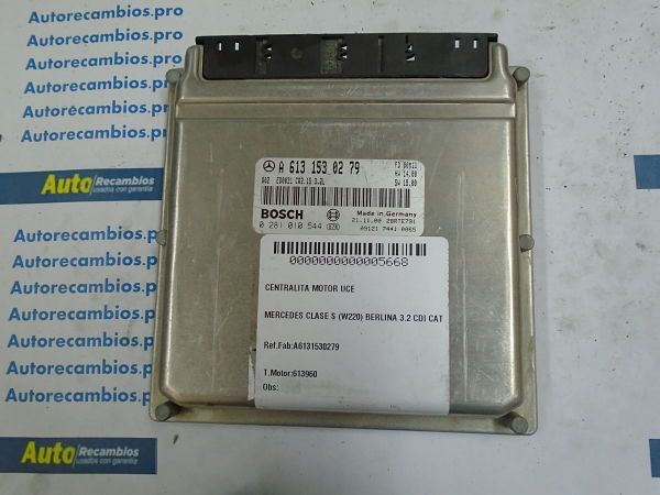 CENTRALITA MOTOR UCE MERCEDES A6131530279 0281010544 Bosch