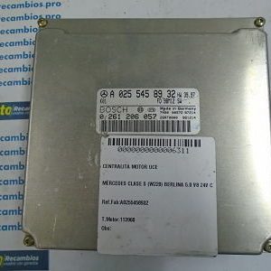 CENTRALITA MOTOR UCE MERCEDES A0255458932 0261206057
