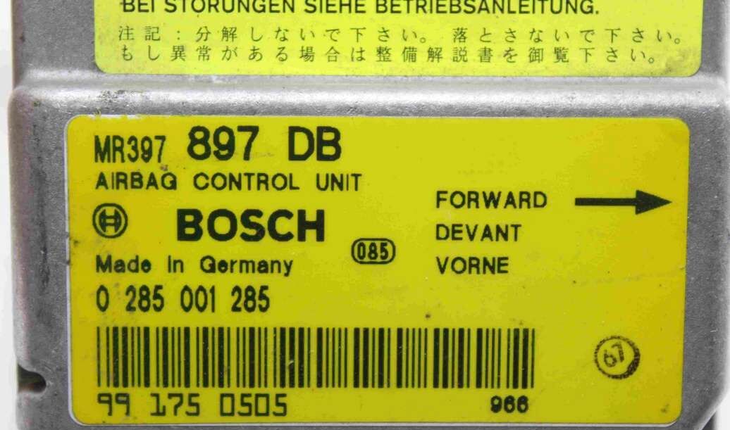 Centralita de airbag Mitsubishi Carisma MR397897DB MR397897 DB MR397 897 DB Bosch 0285001285 0285001285 - Imagen 2