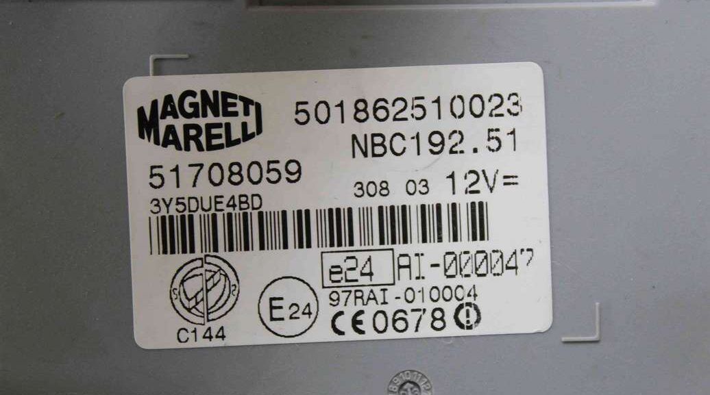 BSI Caja de fusibles Fiat Stilo 51708059 Magneti Marelli 501862510023 - Imagen 3