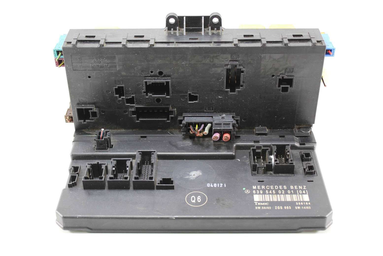 Caja de fusibles Mercedes W639 6395450201 639 545 02 01 Temic 356164 Q6