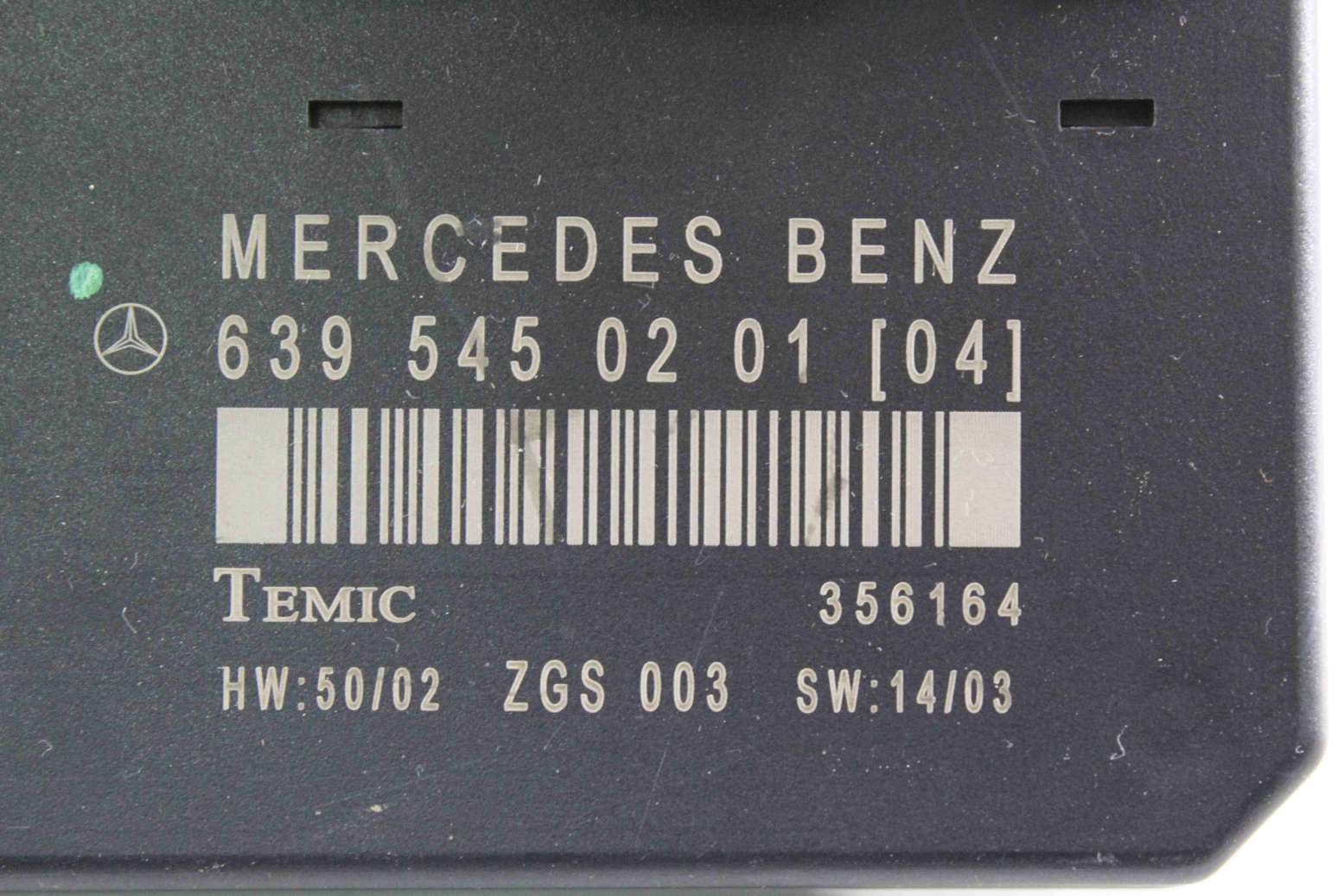 Caja de fusibles Mercedes W639 6395450201 639 545 02 01 Temic 356164 Q6 - Imagen 3