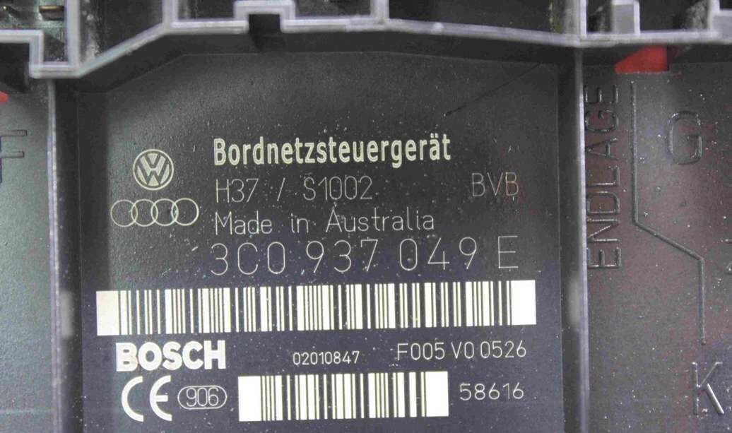 Caja de fusibles VW Seat Skoda 3C0937049E 3C0 937 049 E Bosch F005V00526 F005 V0 0526 - Imagen 2