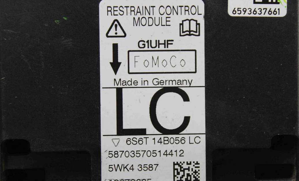 Centralita de airbag Ford Fiesta 6S6T14B056LC 6S6T 14B056 LC Siemens 5WK43587 - Imagen 2