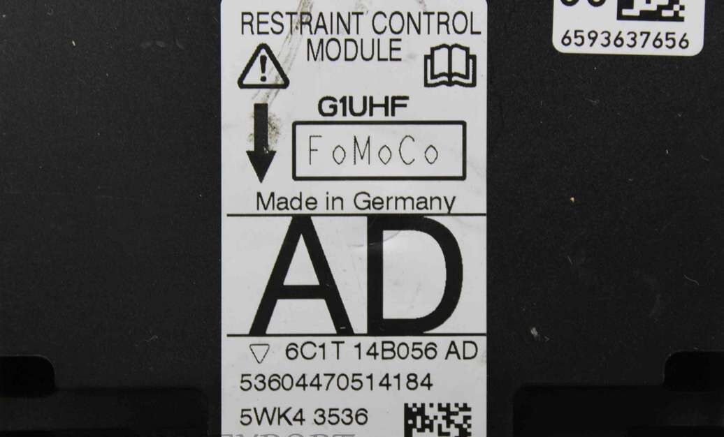 Centralita de airbag Ford Transit 6C1T14B056AD 6C1T 14B056 AD Siemens 5WK43536 5WK4 3536 - Imagen 2