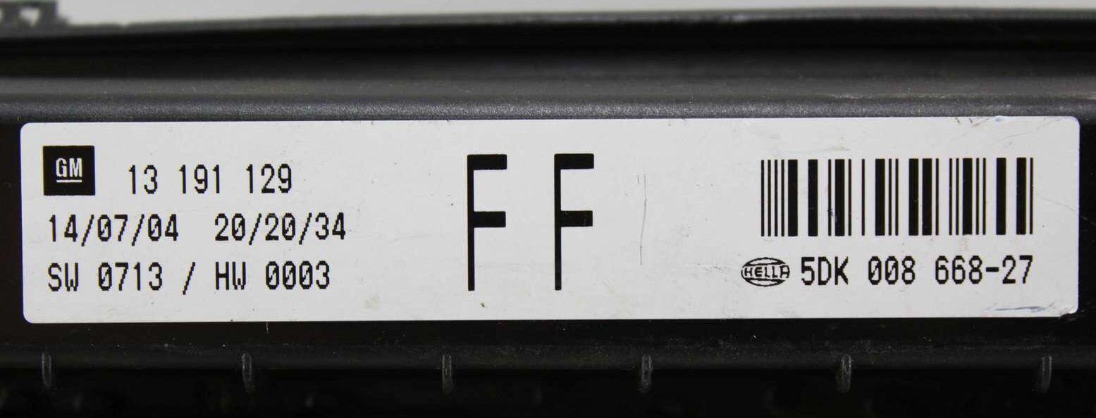 Caja de fusibles Opel Astra 13191129 13191129FF 13 191 129 FF 5DK00866827 5DK 008 668-27 - Imagen 3