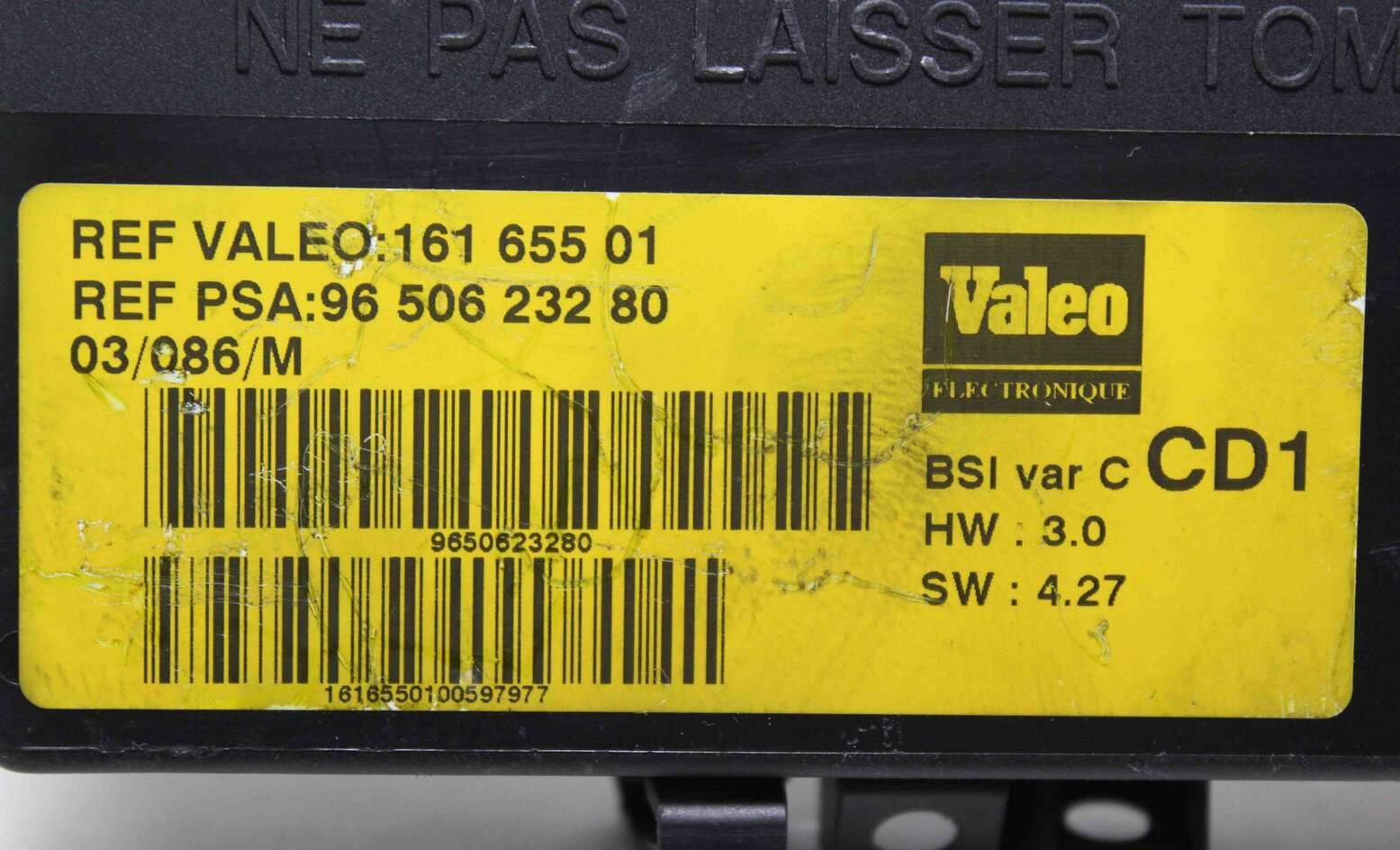 BSI Caja de fusibles Peugeot 406 9650623280 96 506 232 80 Valeo 16165501 161 655 01 - Imagen 2