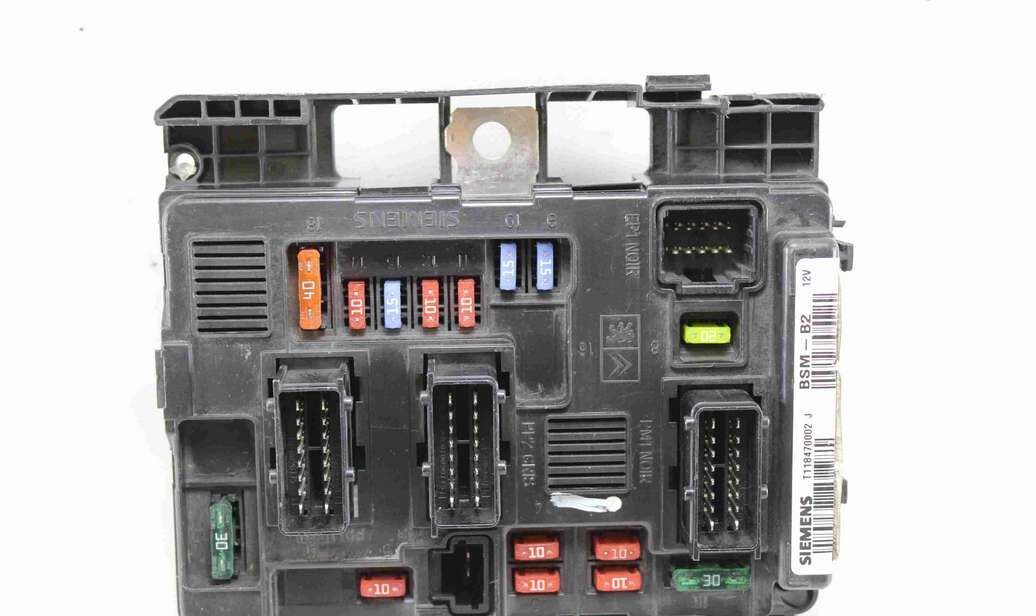 Caja de fusibles Peugeot 206 965061858000 9650618580-00 Siemens T118470002 J BSM-B2