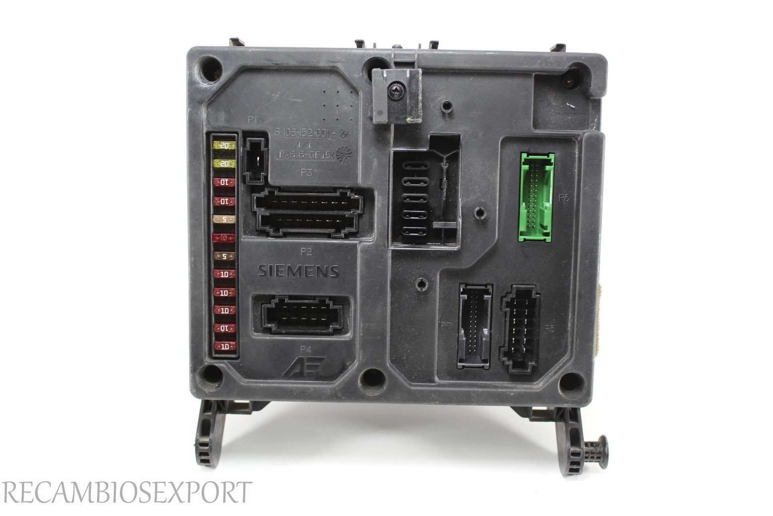 Caja de fusibles Volkswagen Sharan 7M0962258M Siemens S108145500A S108145500 A S108152001D S 108 152 001-D