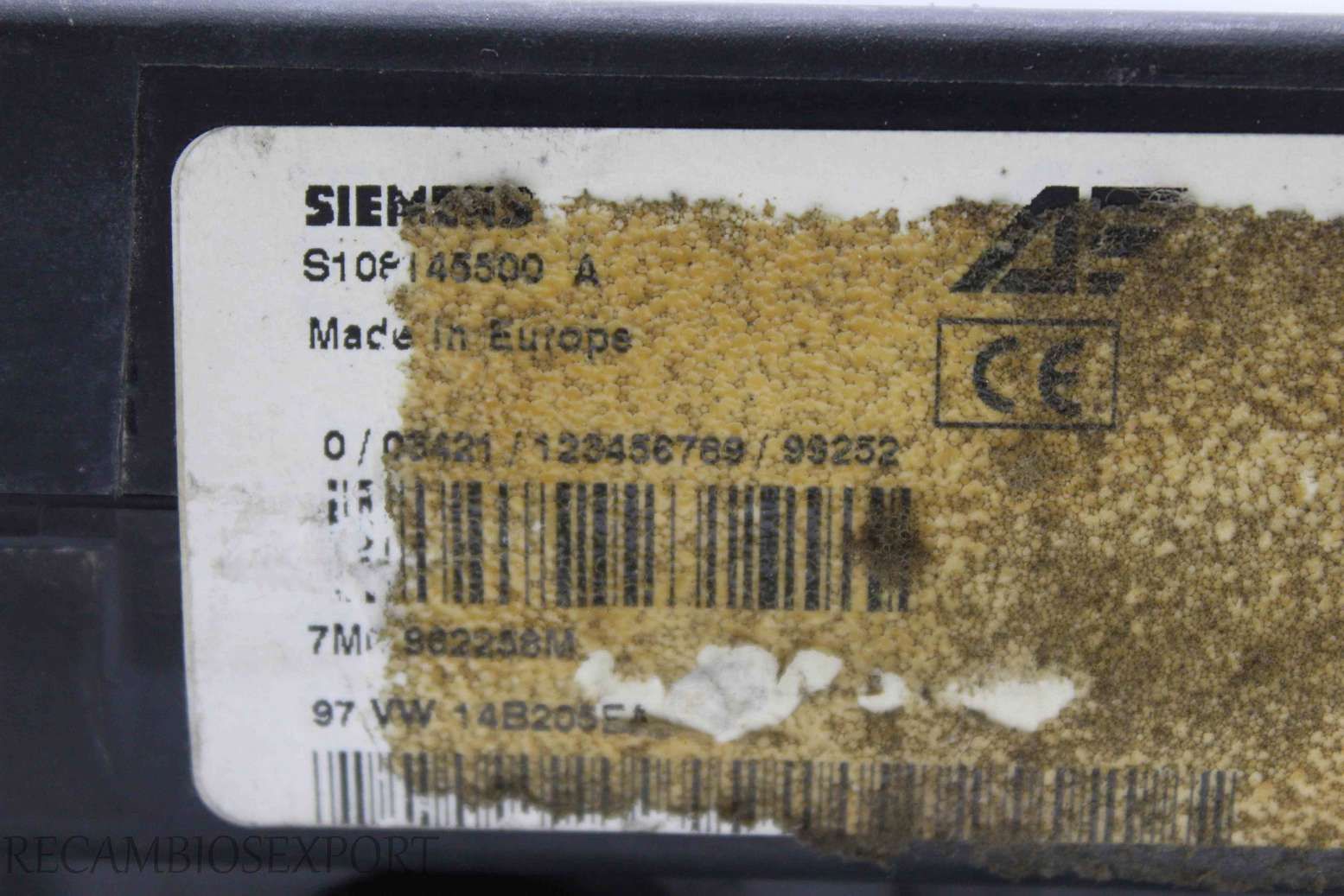 Caja de fusibles Volkswagen Sharan 7M0962258M Siemens S108145500A S108145500 A S108152001D S 108 152 001-D - Imagen 3