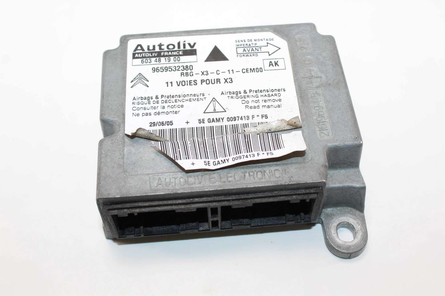 Centralita de airbag Citroen C5 9659532380 AK Autoliv 603481900 603 48 19 00