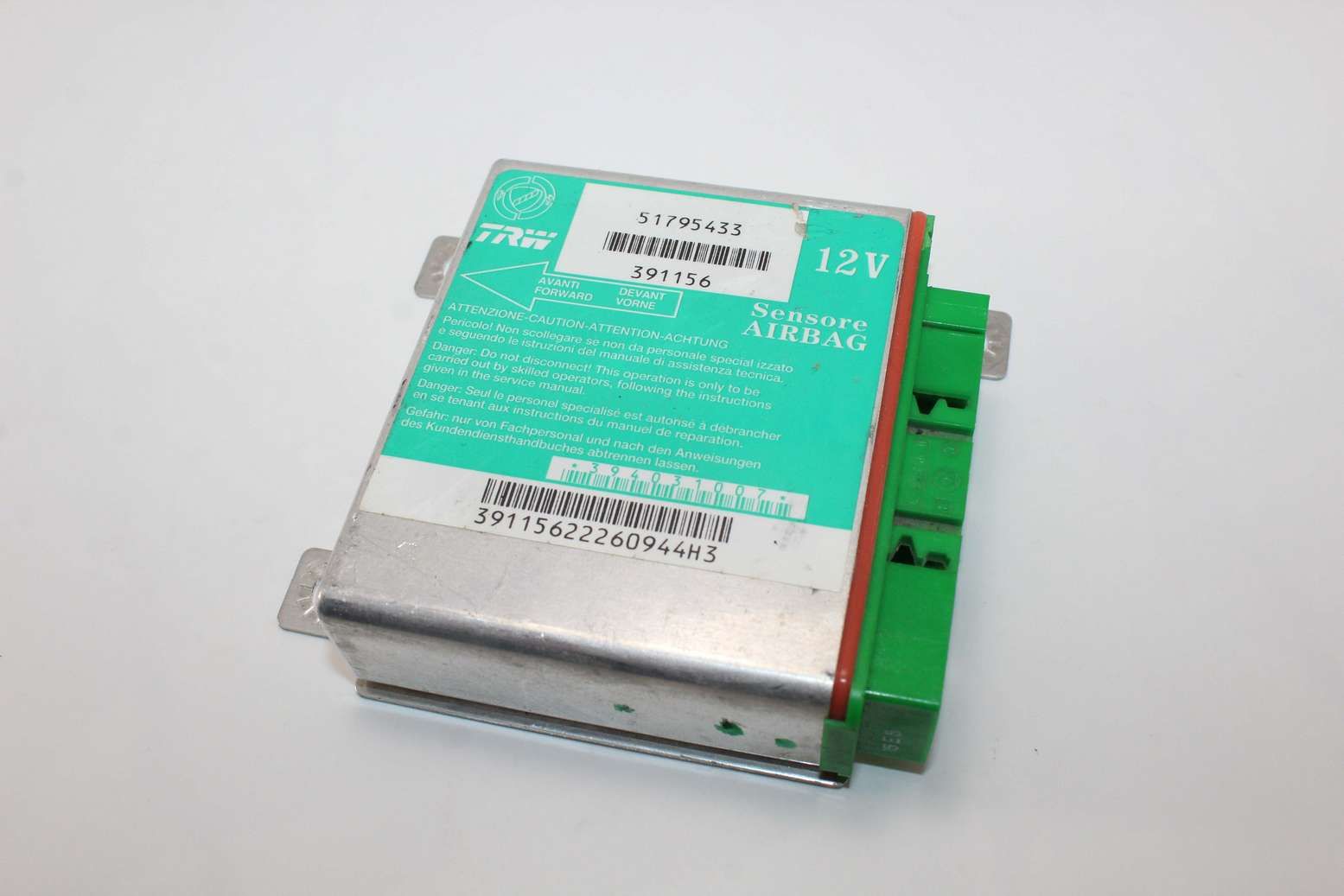 Centralita de airbag Fiat Grande Punto 51795433 391156 TRW