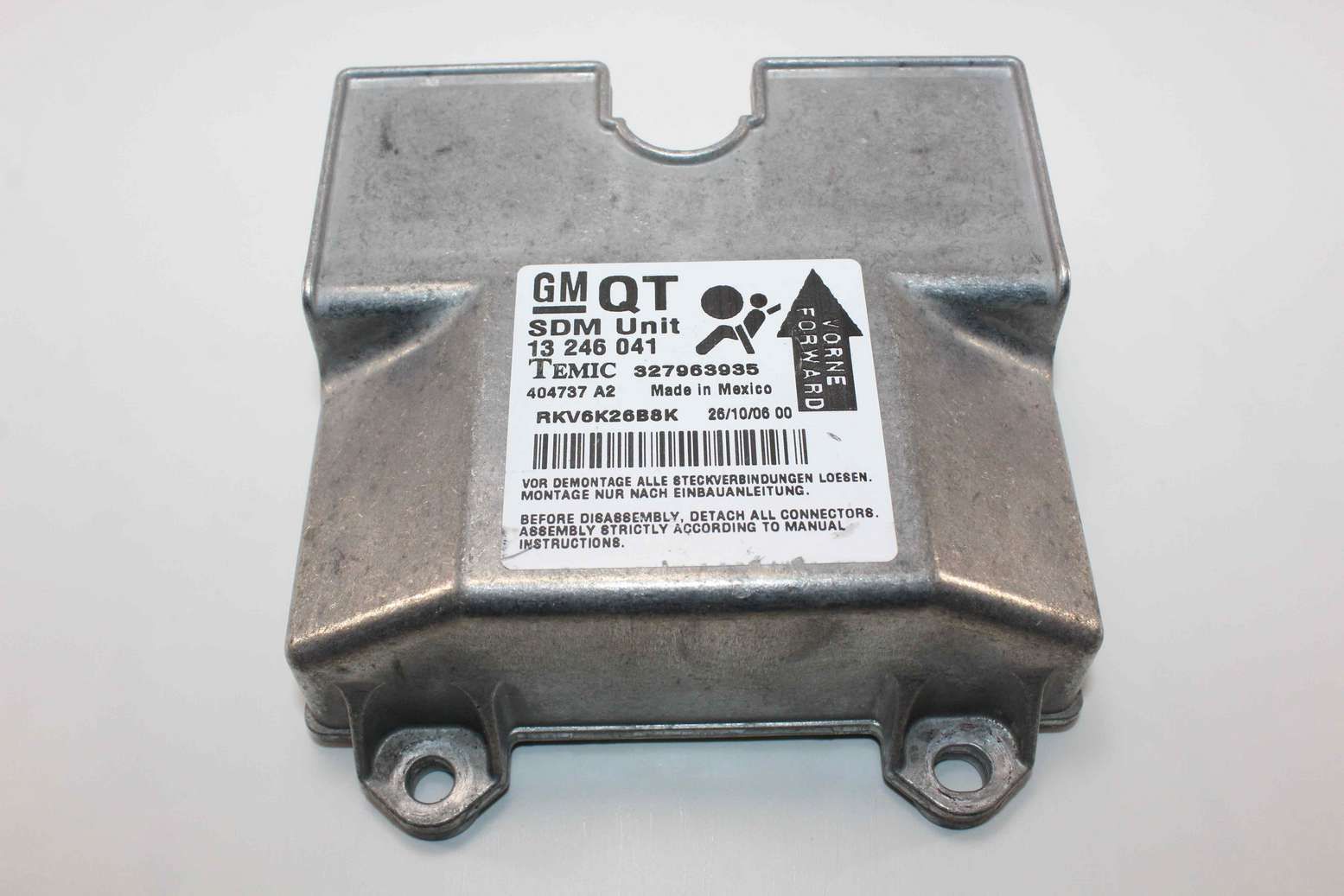 Centralita de airbag Opel Astra 13246041 13 246 041 QT13246041 Temic 327963935 404737 A2