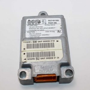 Centralita de airbag Peugeot 406 9637491980 Autoliv 550581400 550 58 14 00 AJ