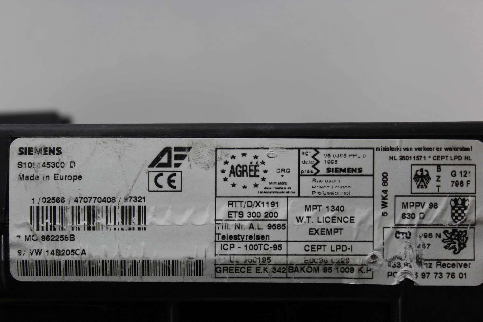 Caja de fusibles VW Ford Seat 7M0962258B 7 M0 962258B 7MO962258B 97VW14B205CA 97 VW 14B205CA S108145300D S108145300 D 5WK4800 5WK4 800 - Imagen 2