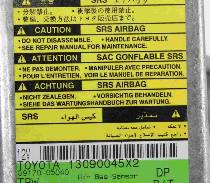 Centralita de airbag Toyota Avensis 8917005040 89170-05040 13090045X2 - Imagen 2
