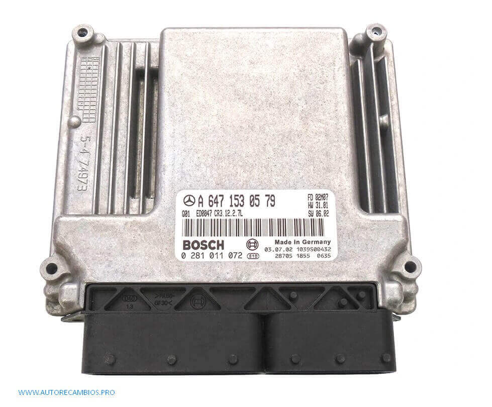 Centralita del motor Mercedes Benz W211 E270 0281011072 A6471530579