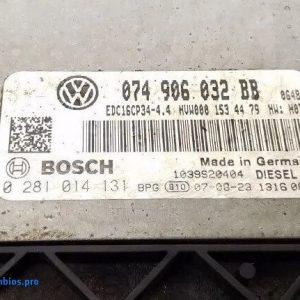 Centralita motor ECU VOLSKWAGEN 0281014131 074906032BB