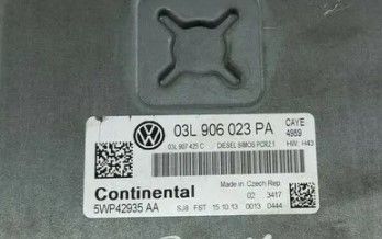 VOLKSWAGEN CADDY UNIDADES DE CONTROL 03L906023PA F185 centralita motor
