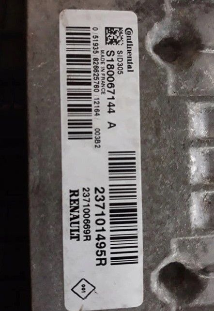 CENTRALITA MOTOR RENAULT MEGANE MOTOR S180067144 237101495R - Imagen 2