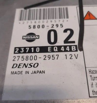 NISSAN X-TRAIL UNIDAD DE CONTROL/MÓDULO DEL MOTOR 23710EQ44B 2758002957