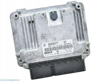 Centralita del motor Chevrolet Captiva OPEL 0281014296 96858577 GA