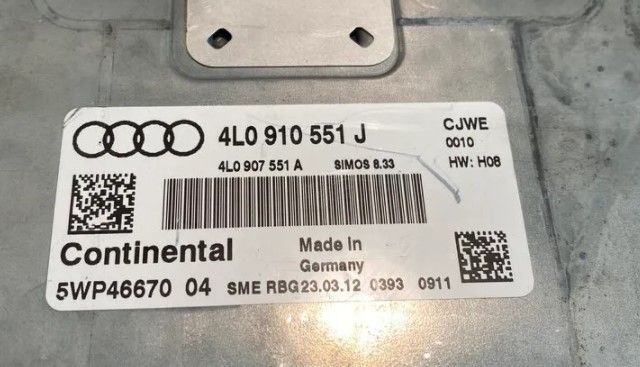 AUDI Q7 4L CENTRALITA MOTOR 4L0910551J 4L0907551A 5WP4667004