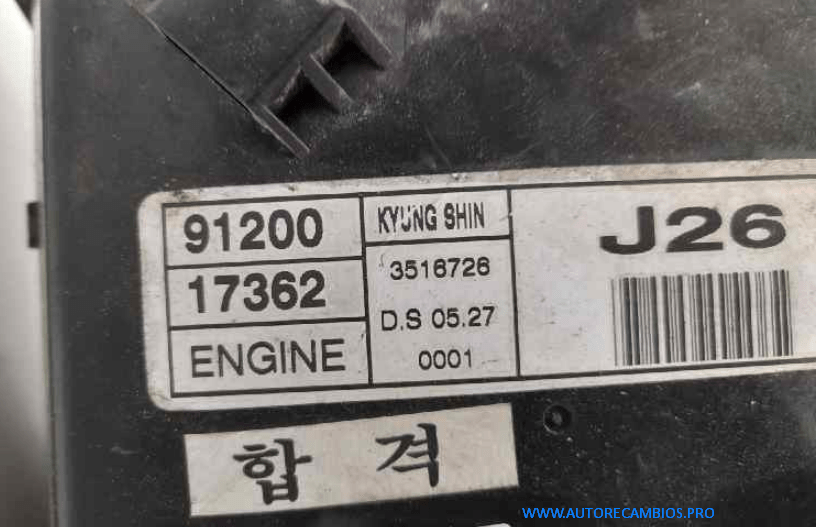 9120017362 CAJA RELES / FUSIBLES HYUNDAI MATRIX (FC) 1.5 CRDi - Imagen 2