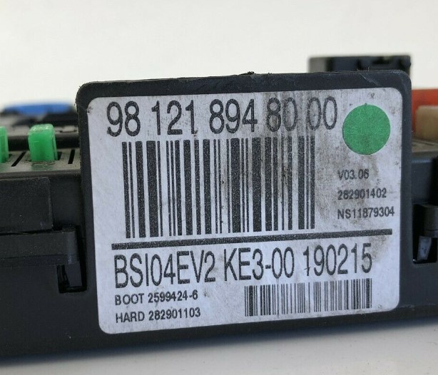 Módulo De Control ECU Peugeot H1164 unidad 9812189480 9812189480-00