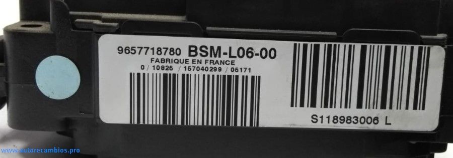 Caja de fusibles Citroen Peugeot 9656086580 S118983006l BSM-L06-00