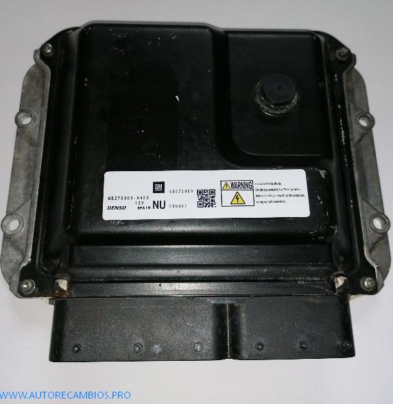 Centralita del motor Opel Zafira ASTRA 55572800 MB275800-9922 NU 55572800NU