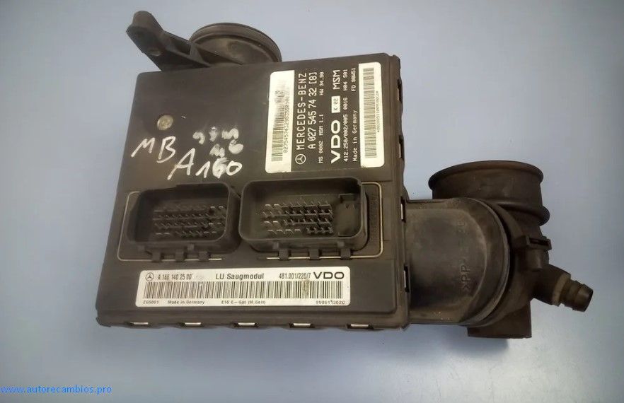 MERCEDES-BENZ A W168 CENTRALTA MOTOR A1661402500 A0275457432 412250